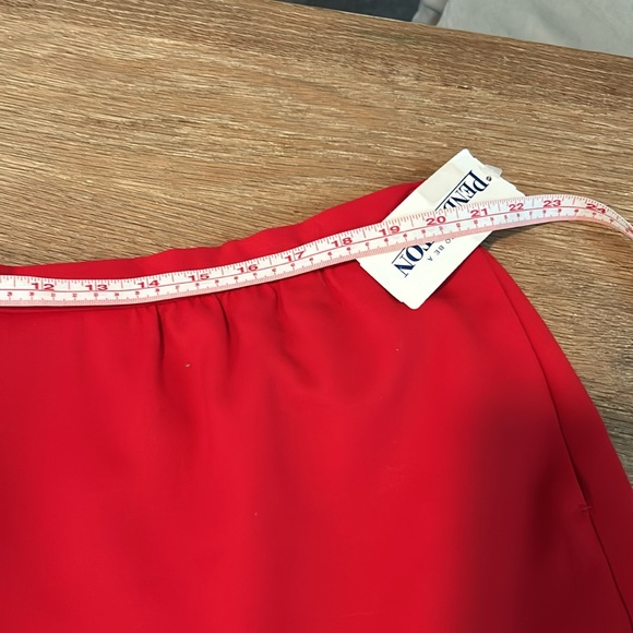 Pendleton Vintage 1950s 100% Wool Red Western Skirt Size 22W - Picture 6 of 8